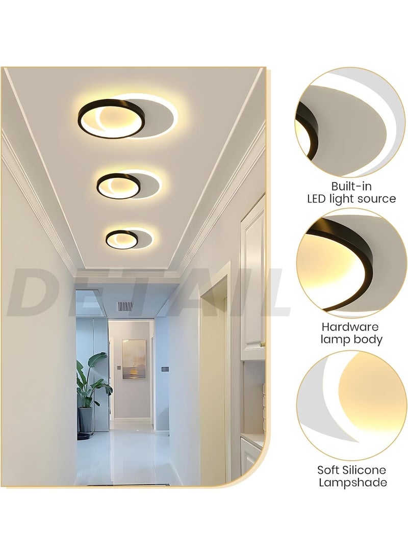 DUNISO LED Ceiling Light, 24W Modern LED Energy Saving Light, Round Design Ceiling Lighting Fixture 3 Color for Hallway Entrance, Office, Bedroom, Kitchen - Image 4